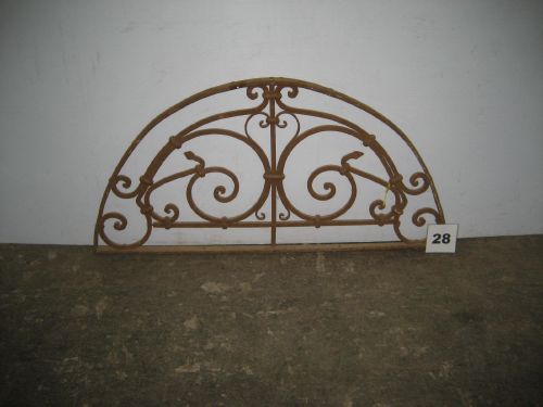 Iron Transom / Arch / Half Moon