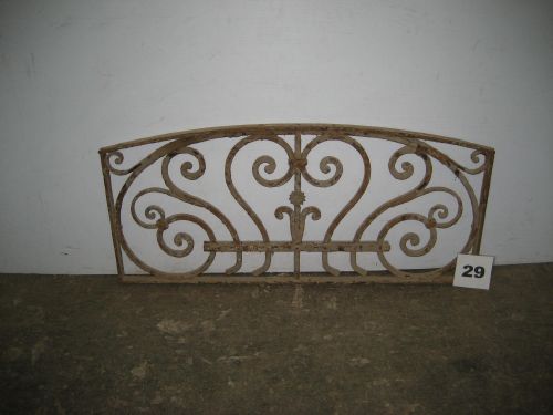 Iron Transom / Arch / Half Moon