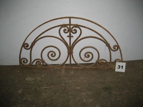 Iron Transom / Arch / Half Moon