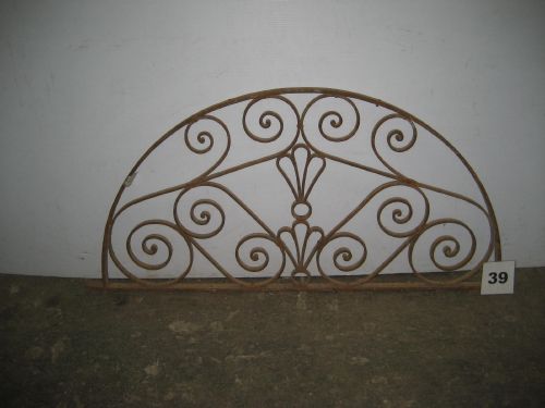 Iron Transom / Arch / Half Moon