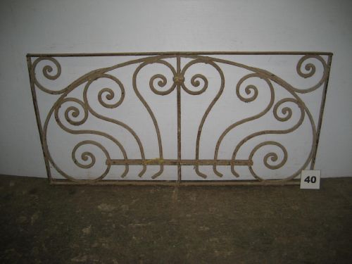 Iron Transom / Arch / Half Moon