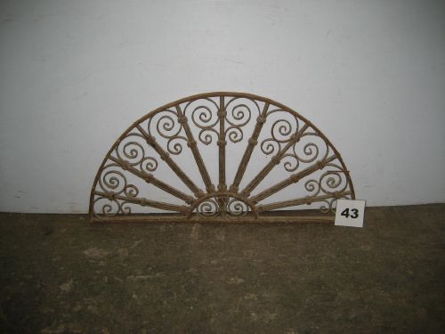Iron Transom / Arch / Half Moon