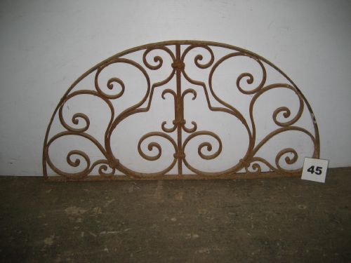 Iron Transom / Arch / Half Moon