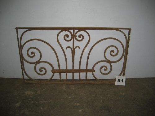 Iron Transom / Arch / Half Moon