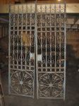 Antique iron gates