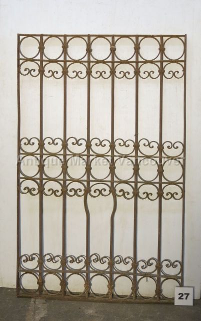 Wrought iron panel