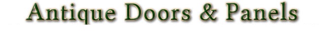 Architectural Doors - Antique Doors - Antiques Direct Worldwide