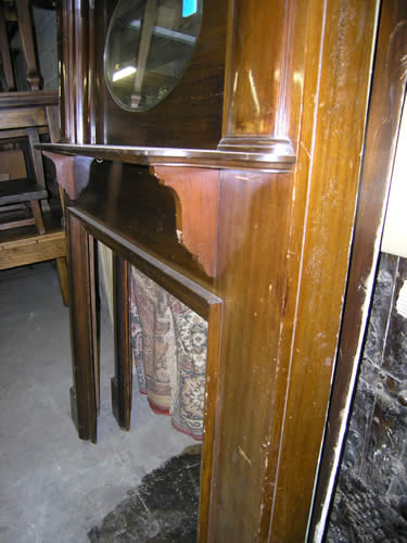Detail of Antique Fireplace Mantel