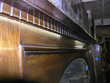 Detail of Antique Fireplace Mantel