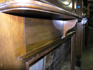 Detail of Antique Fireplace Mantel