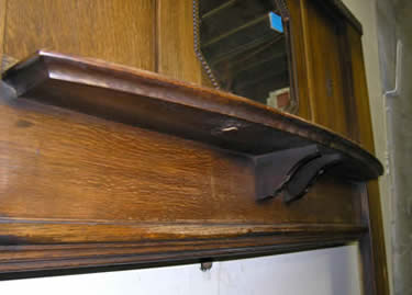Detail of Antique Fireplace Mantel