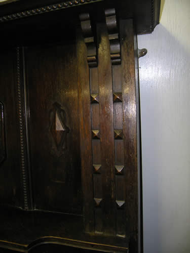 Detail of Antique Fireplace Mantel