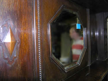 Detail of Antique Fireplace Mantel