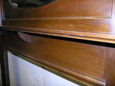 Detail of Antique Fireplace Mantel