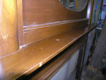 Detail of Antique Fireplace Mantel