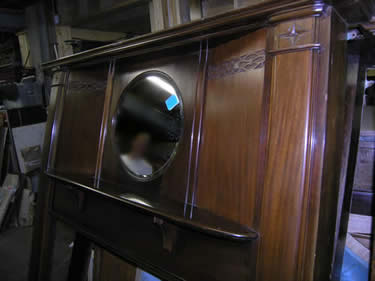 Detail of Antique Fireplace Mantel