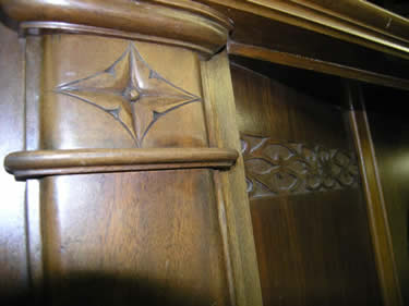 Detail of Antique Fireplace Mantel