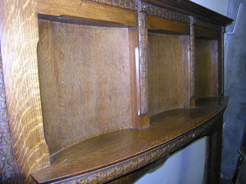 Detail of Antique Fireplace Mantel