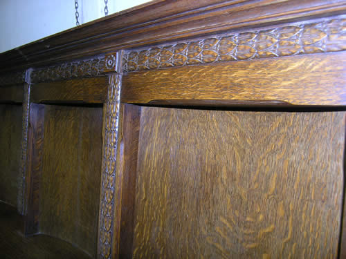 Detail of Antique Fireplace Mantel