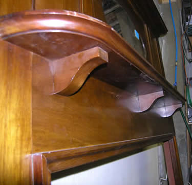 Detail of Antique Fireplace Mantel