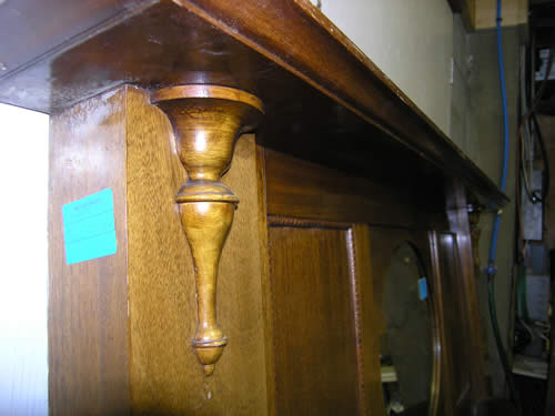 Detail of Antique Fireplace Mantel