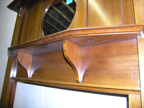 Detail of Antique Fireplace Mantel