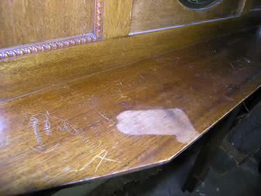 Detail of Antique Fireplace Mantel