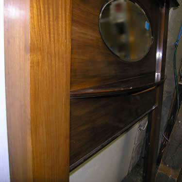 Detail of Antique Fireplace Mantel