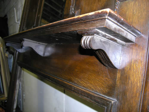 Detail of Antique Fireplace Mantel