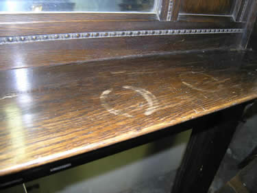 Detail of Antique Fireplace Mantel